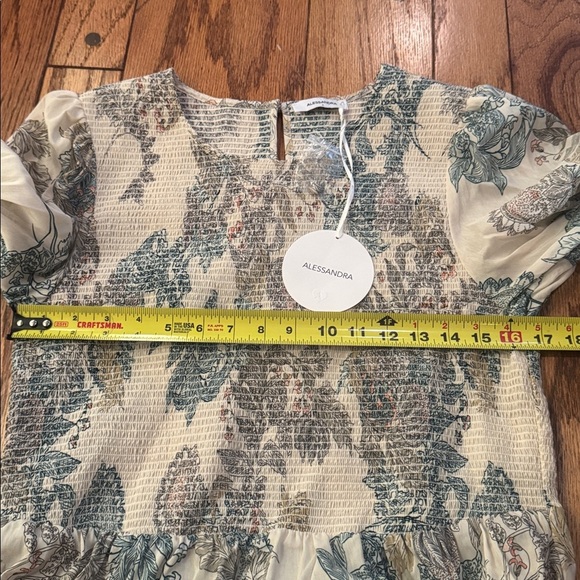 NWT Alessandra Juliette Aster Long Sleeve Floral Paisley Midi/Maxi Dress Large - Picture 10 of 11